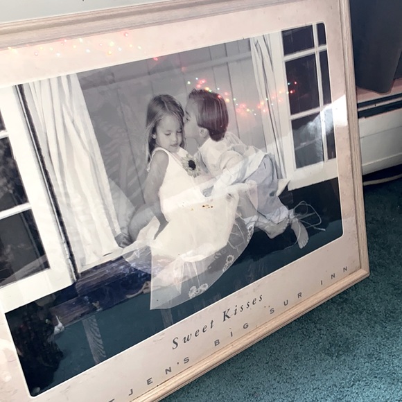 Sweet Kisses Children Framed Photography Art - Picture 1 of 2
